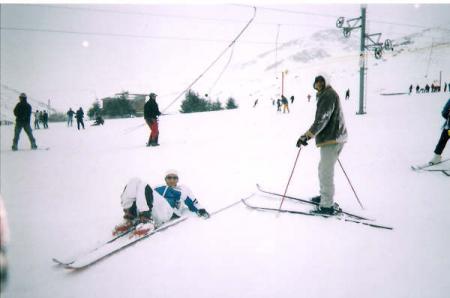 moi et   lahcene lol